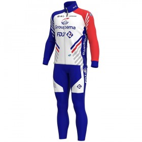 Tenue Maillot M/L + Collant à Bretelles 2020 Groupama-FDJ N001